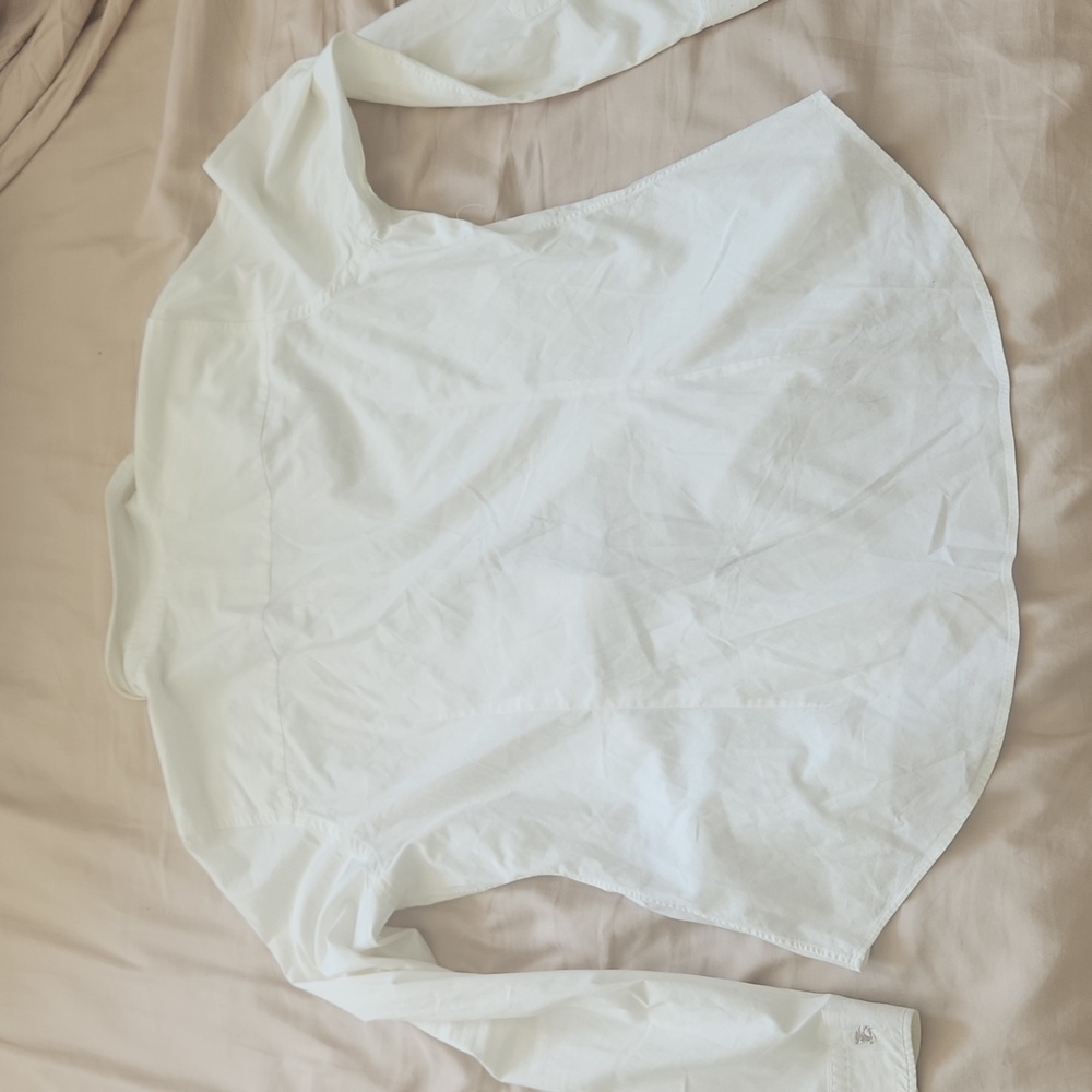 Authentic Burberry white button down - Picture 3 of 6